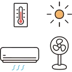 Heat Stroke Set SVG Icon